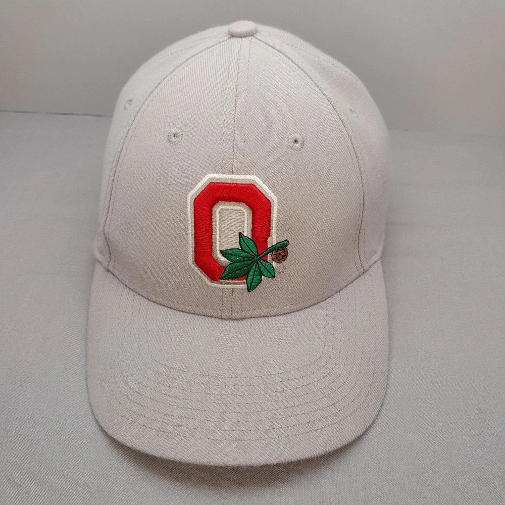 Nike Legacy91 Ohio State Buckeyes Gray NCAA Football Hat Cap One Size Flex Fit